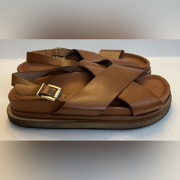 Alohas Leather Sandals Size 41 - Picture 2 of 6